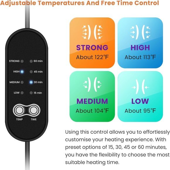 Cervical Traction Device - Heated Neck Stretcher for Instant Neck Pain Reliefβ - Picture 5 of 7